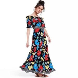 RIXO for TARGET Floral Off the Shoulder Puff Sleeve‎ Dress